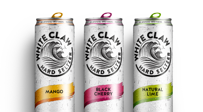 White Claw Cans